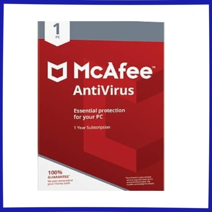 McAfee Antivirus – 1 Device, 1 Year Subscription | Global Activation Key
