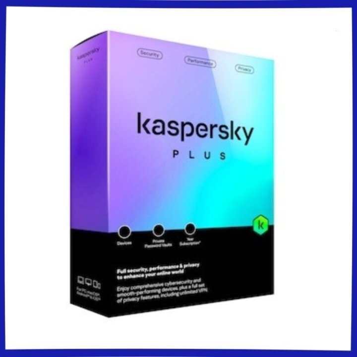 Kaspersky Plus 2024 – 1 Device, 1 Year | Kaspersky Key | Global