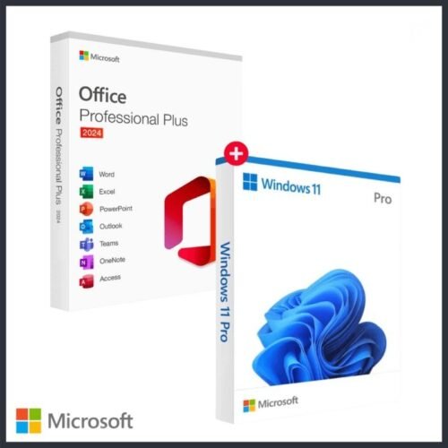 Microsoft Office 2024 Professional Plus + Microsoft Windows 11 Professional (Bundel)